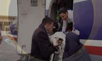 گزارش تصویری اعزام هوایی بیمار به تهران