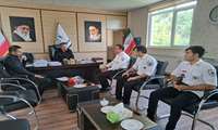 نشست مدیر اورژانس ۱۱۵ شهرستان نهاوند با شهردار این شهرستان 