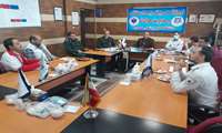 نشست هماهنگی برگزاری رزمایش تیم های بهداشتی و درمانی 