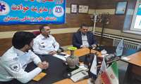 نشست مشترک رئیس مرکز اورژانس استان با نماینده همدان در مجلس شورای اسلامی